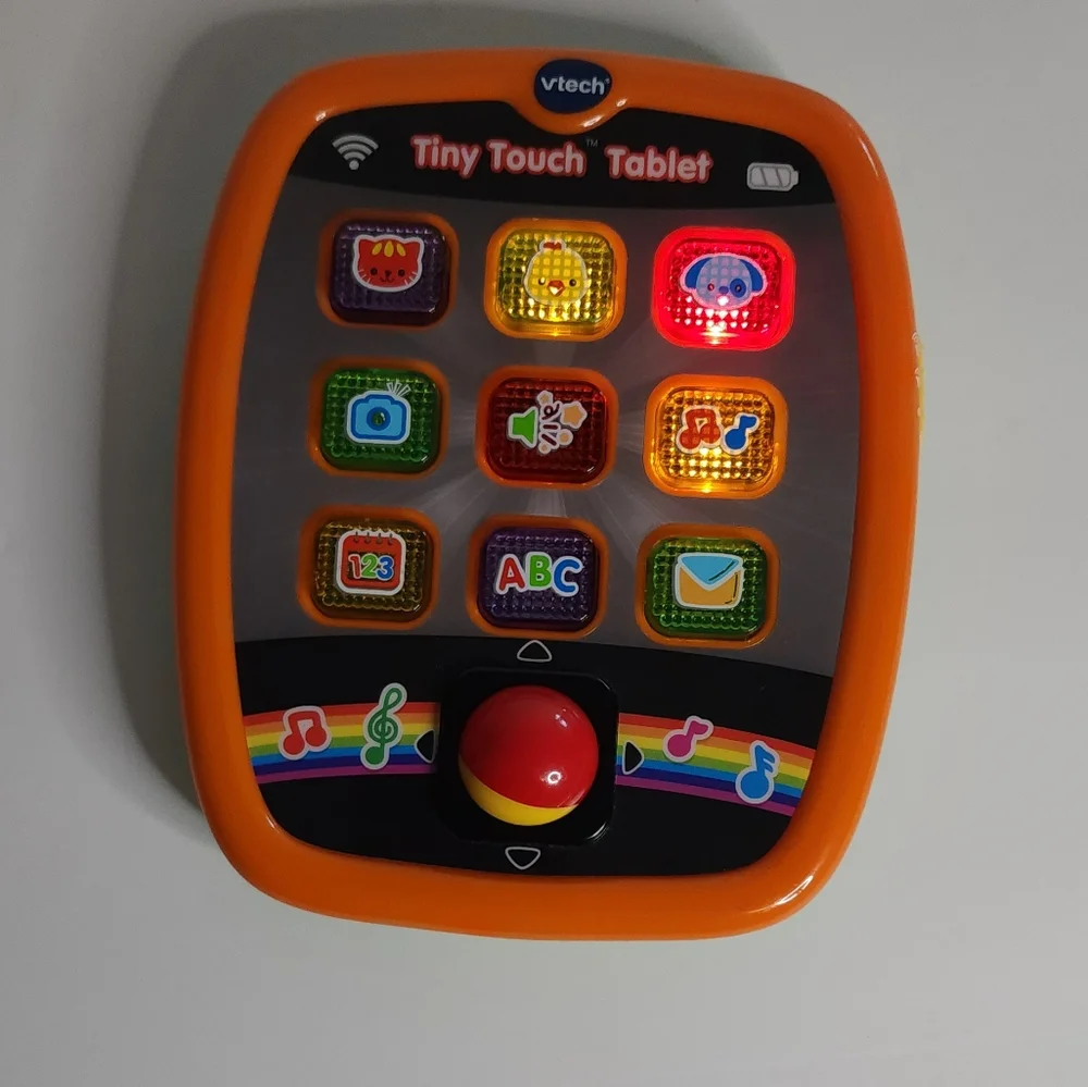 VTech Tiny Touch Tablet Orange learning toy